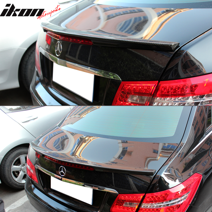 2010-2015 Benz E Class W207 PD Style Trunk Spoiler Wing Carbon Fiber