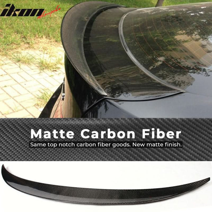 2008-2014 BMW X6 E71 P Style Rear Trunk Spoiler Wing Carbon Fiber