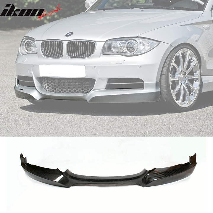 2007-2013 BMW 1 Series E82 M Sport  HT Front Bumper Lip Carbon Fiber
