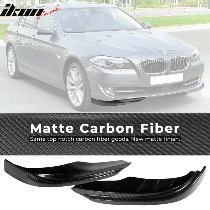 2011-2013 BMW 5 Series F10 JC Style Front Bumper Lip Carbon Fiber