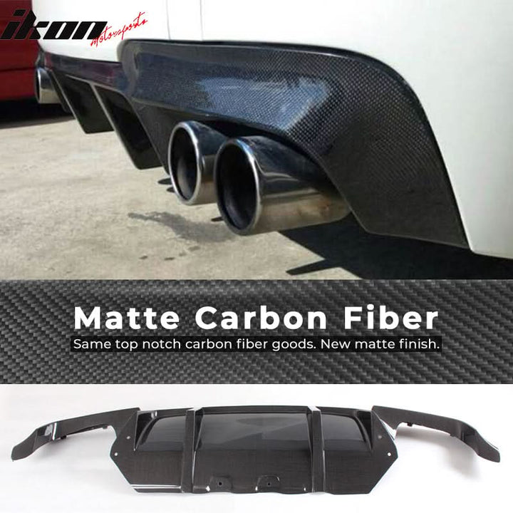 2011-2016 BMW 5 Series F10 DTM Style Rear Bumper Diffuser Carbon Fiber