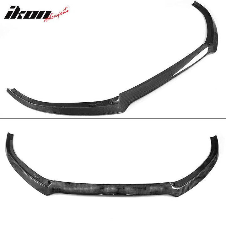 2016-2018 Audi A6 S6 S Line JC Front Bumper Lip Spoiler Carbon Fiber