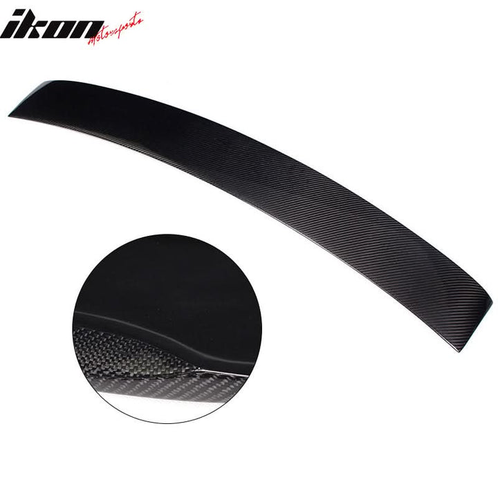 2010-2016 Mercedes Benz W212 E Class AMG Style Rear Roof Spoiler Carbo