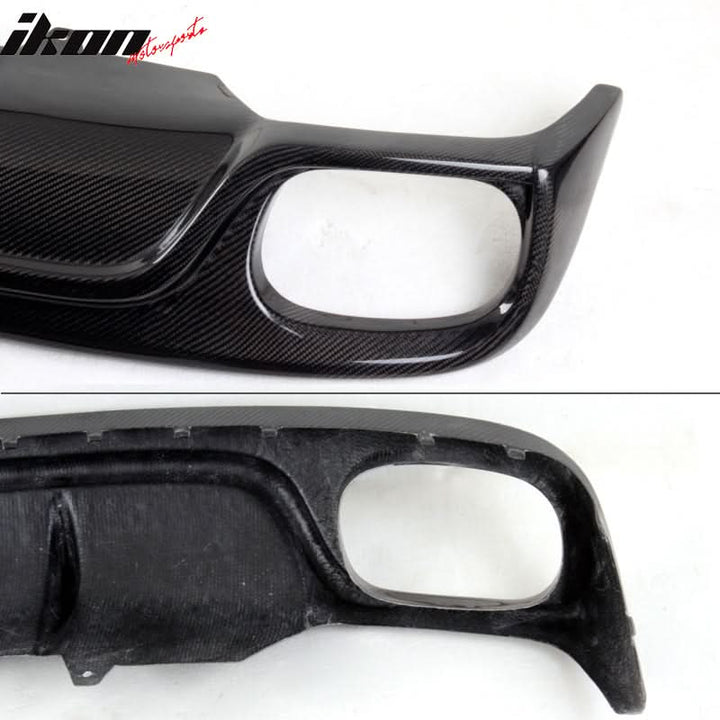 2013-2016 Audi A4 B9 Sedan R Style Rear Bumper Diffuser Carbon Fiber