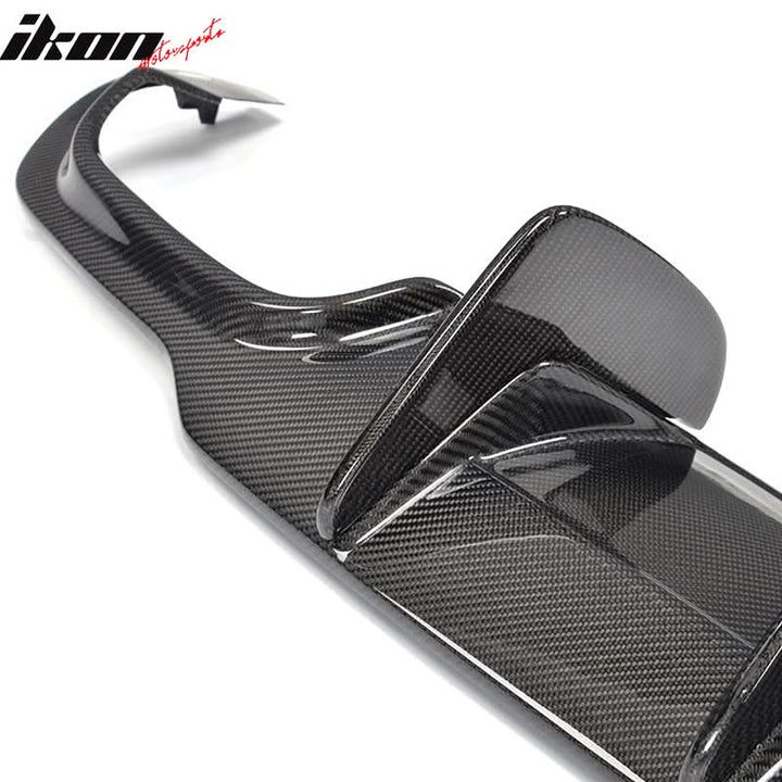 2012-2015 Benz W204 C63 AMG Style Rear Bumper Diffuser Carbon Fiber