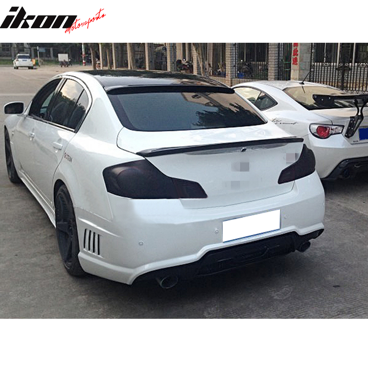 2007-2015 Infiniti G35 G25 G37 Q40 VIP Rear Trunk Spoiler Carbon Fiber
