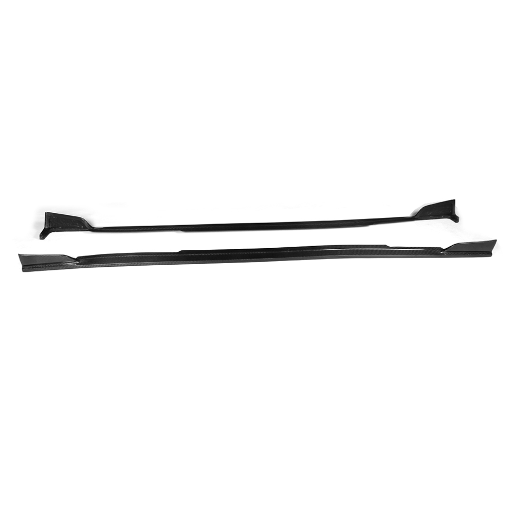 2014-2018 Infiniti Q50 V37 ST Style 2PCS Side Skirts Carbon Fiber FRP