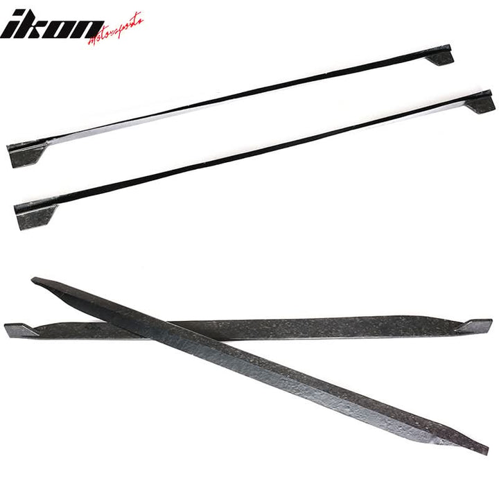 2015-2023 Ford Mustang S550 Coupe JC Side Skirts Forged Carbon Fiber