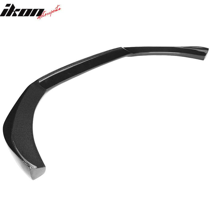 2009-2012 Audi A4 B8 STK Style Front Bumper Lip Carbon Fiber