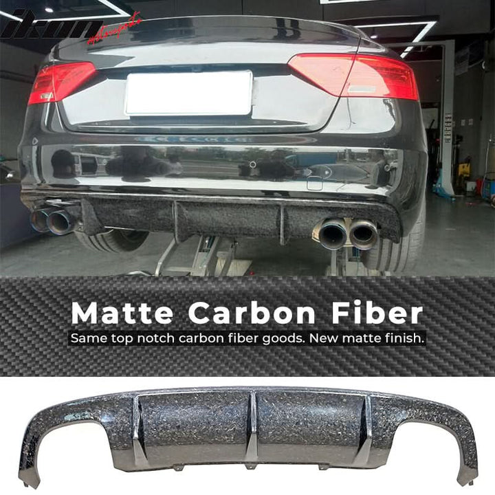 2013-2017 Audi S5 B8.5 OE Style Rear Lip Diffuser Forged Carbon Fiber