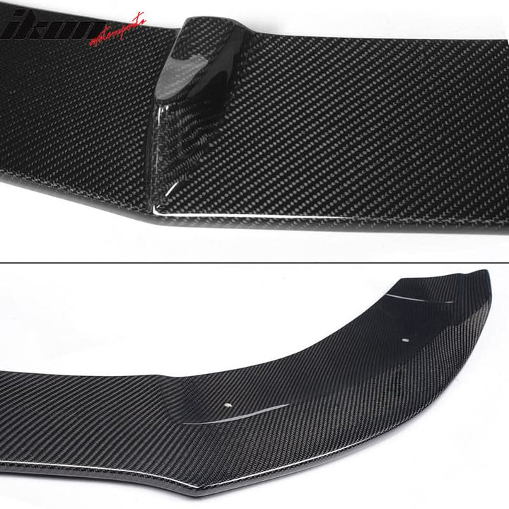 2015-2018 Benz W205 C Class PSM Style Front Bumper Lip Carbon Fiber