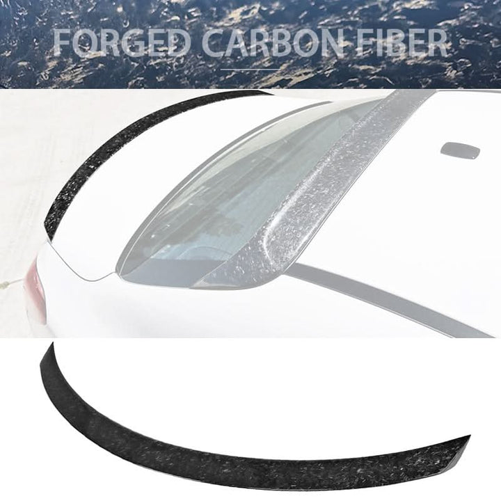 2015-2021 Benz W205 C Class ML Style Trunk Spoiler Forged Carbon Fiber