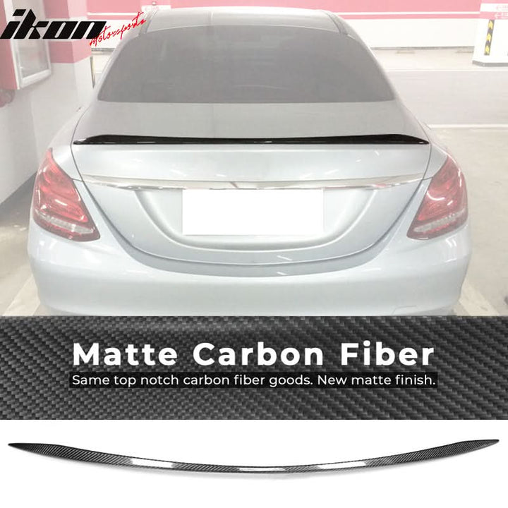 2015-2021 Mercedes Benz C Class W205 Sedan OE Style Trunk Spoiler Carb