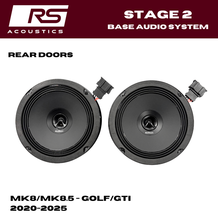 STAGE 2 - MK8 Golf/GTI (Base Audio System Rear Kit)
