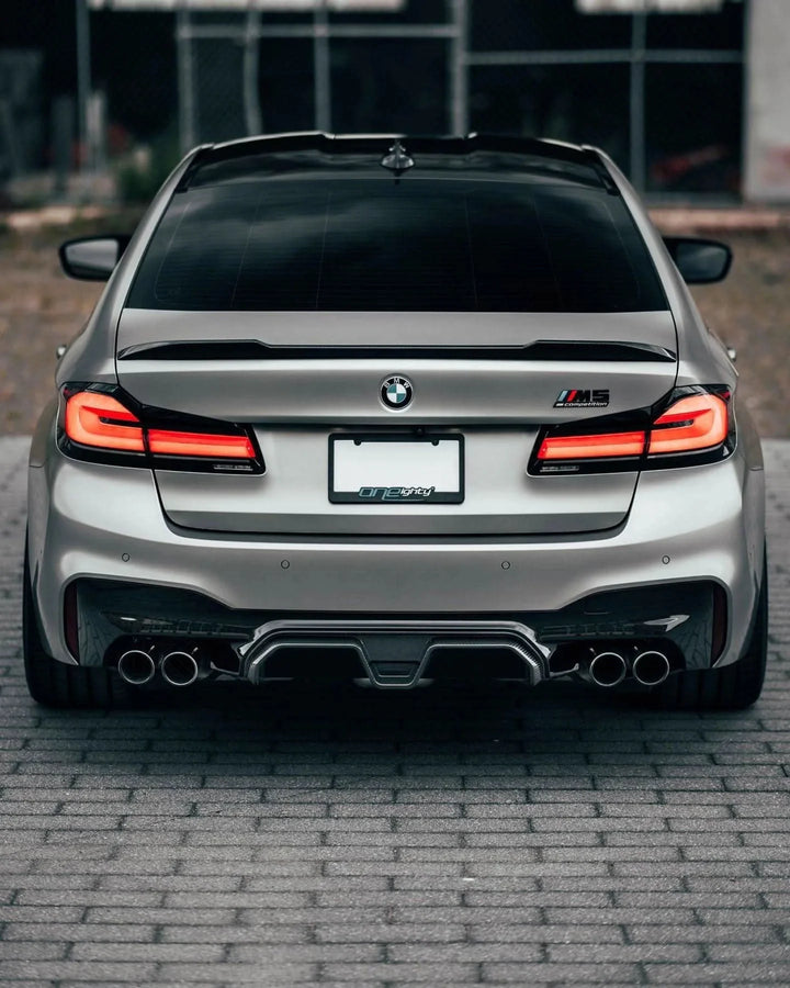 BMW 5 Series F90 M5 CS Style Carbon Fiber Rear Diffuser (2020+)