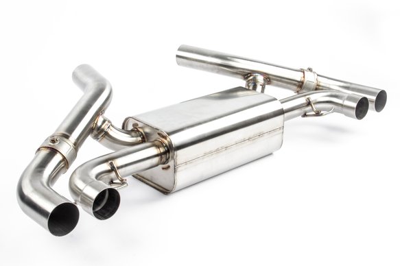 Dinan Free Flow Axle-Back Exhaust - 2020-2024 BMW M340i/M440i Stainless Steel - Black Tips - G20 / G22 / G23 / G26