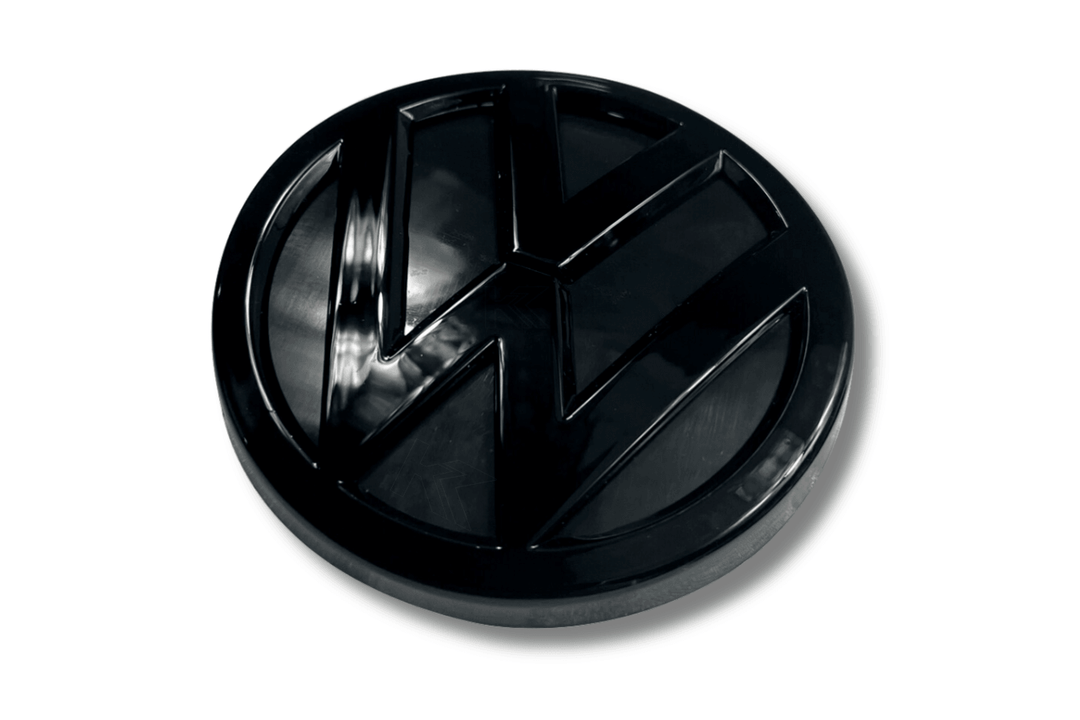 VW Golf 7 - Base, GTI, R - Gloss Black Aftermarket Emblem Set (2012-2017)