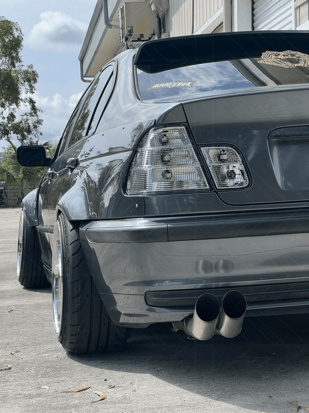 BMW 3-Series E46 Sedan Clear Tail Lights (1998-2006)