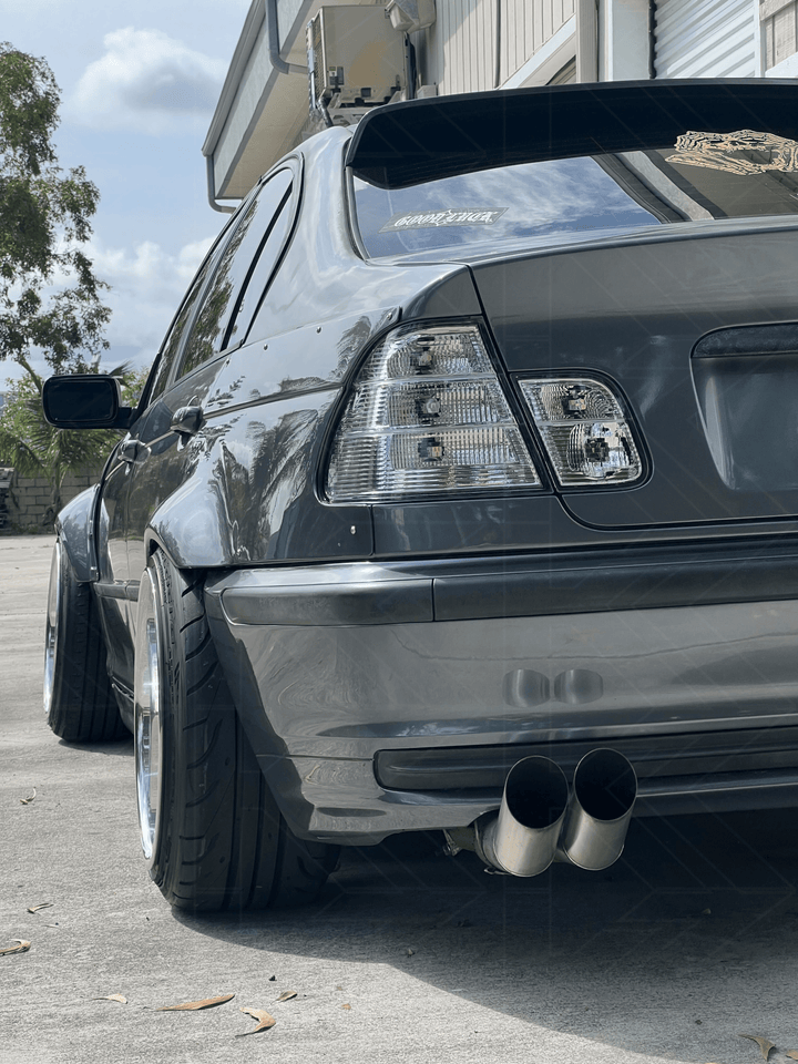 BMW 3-Series E46 Sedan Clear Tail Lights (1998-2006)