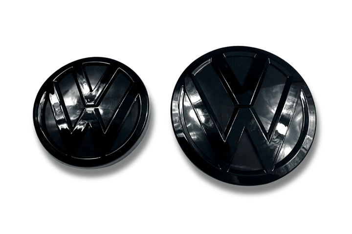 VW Golf 7.5 Black Aftermarket Emblem Set (2018-2019)