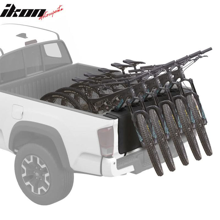Universal 60" Pickup Tailgate Pad Cover w/ 5 Bike Racks & 1 Tool Bag