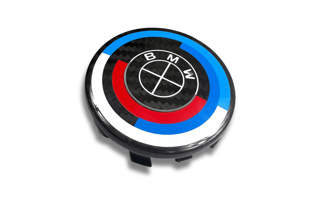 BMW Wheel Caps - Full Carbon Fiber 50th Anniversary Style