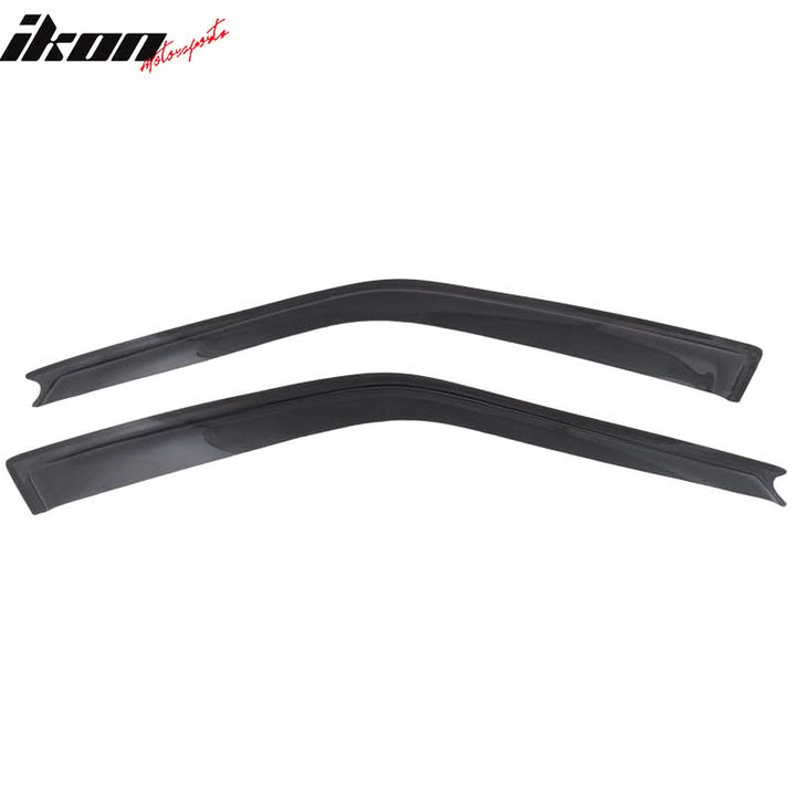 1988-1991 Honda Civic Sedan Slim Style Polycarbonate Window Visors 4PC