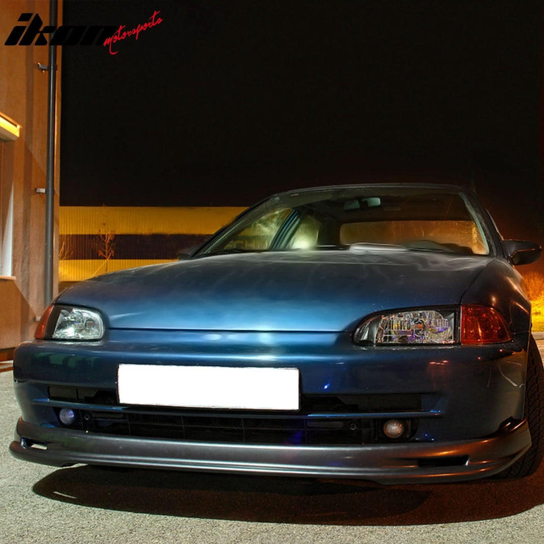 1992-1995 Honda Civic Sedan 4-Door Unpainted Front Lip Splitter PU