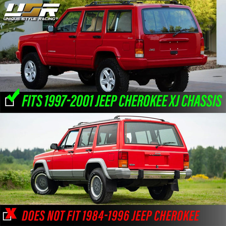 1997-2001 Jeep Cherokee Xj Tail Lights Bumper Corner 6pc Combo Made By Depo