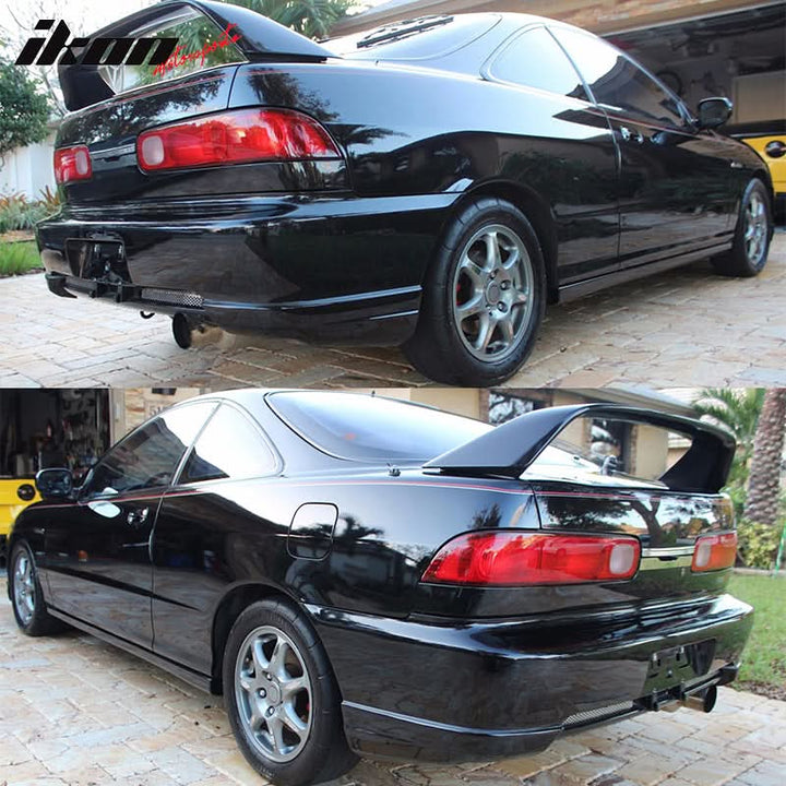 1998-2001 Acura Integra Hatchback USDM Style Black Rear Bumper Apron P