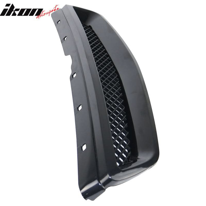 1999-2000 Honda Civic Grill Type R Unpainted Black Bumper Grille ABS
