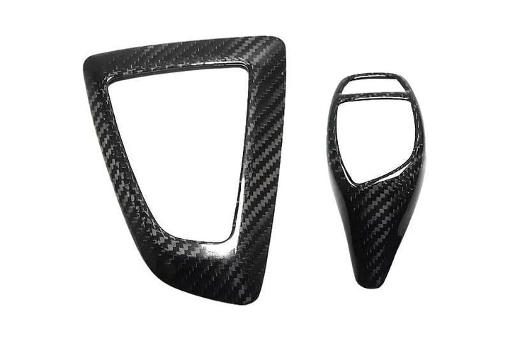 BMW F20 F22 F30 F32 F10 GT F07 F01 X3 F25 X4 F26 Carbon Fiber Gear Shift Knob and Panel Cover Trim (2011 - 2019)