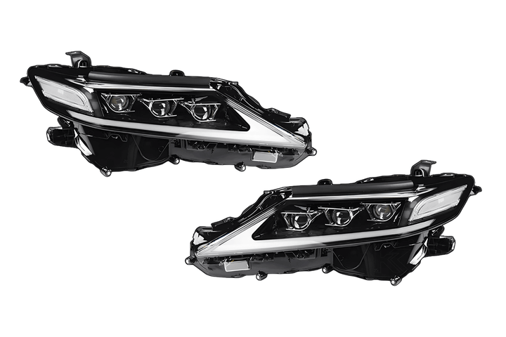 Toyota Camry XSE XLE SE LE Black LED Projector Headlights Upgrade (2018 - 2021)
