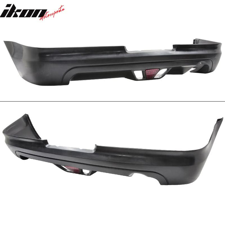 2002-2004 Acura RSX Mugen Style Rear Lip Diffuser LED Brake Light PU