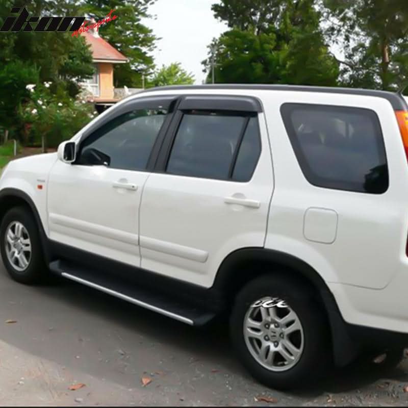 2002-2006 Honda CRV 4Pc Set Visor Windows Acrylic