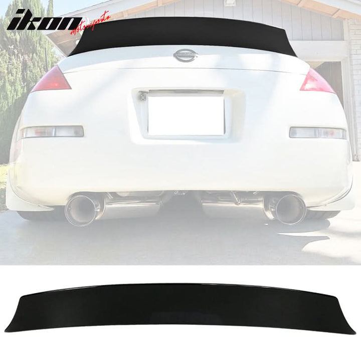 2003-2008 Nissan 350Z Fairlady V Style #G41 Black Trunk Spoiler ABS