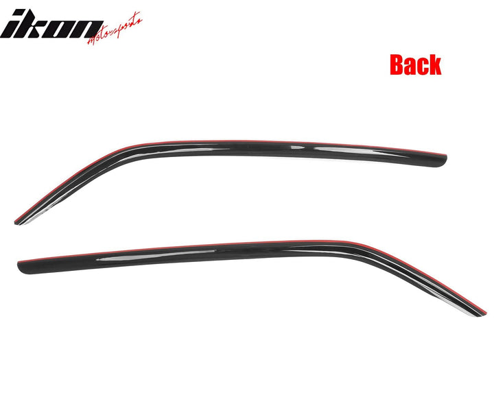 2003-2008 Subaru Forester Slim Style Smoke 2PCS Window Visor Acrylic