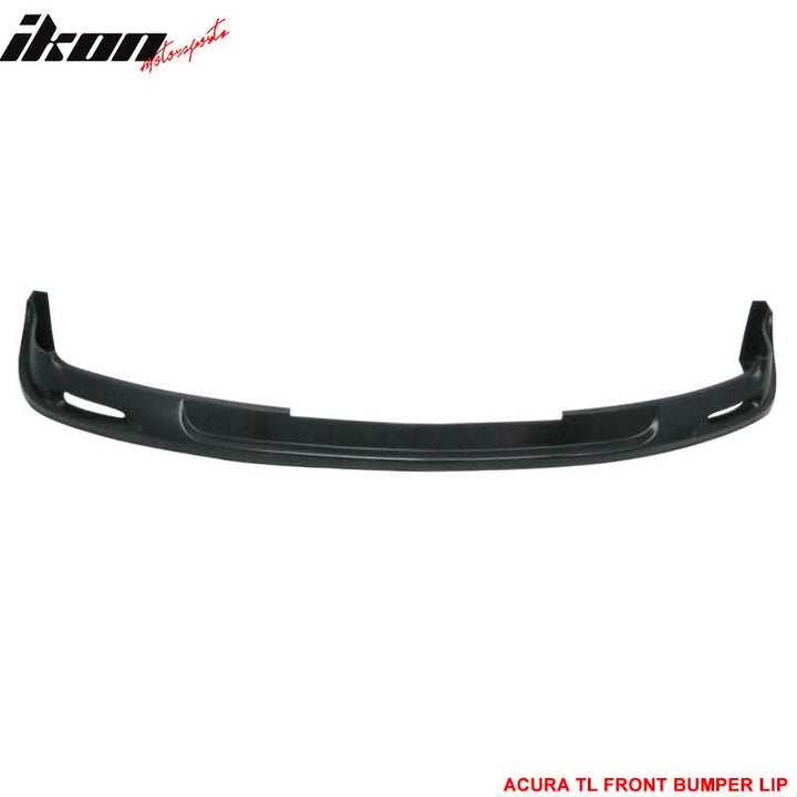 2004-2006 Acura TL Sedan MU Style Unpainted Black Front Bumper Lip PU