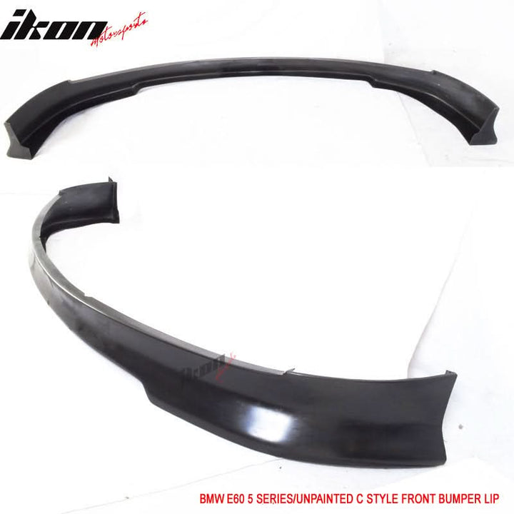 2004-2007 BMW 5 E60 C Style Unpainted Front Bumper Lip Spoiler PU