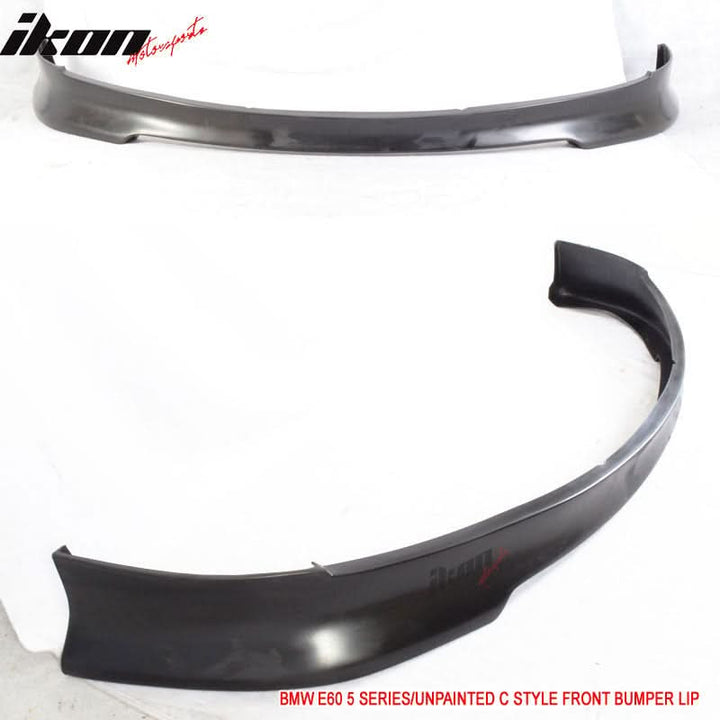 2004-2007 BMW 5 E60 C Style Unpainted Front Bumper Lip Spoiler PU