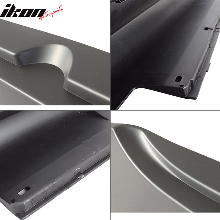 2004-2010 BMW E60 E61 M5 Style Unpainted Black Side Skirts Panels PP