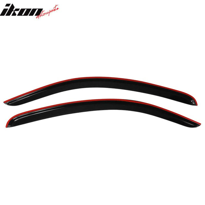 2005-2009 Ford Mustang Slim Style Smoke Tinted Window Visors Acrylic