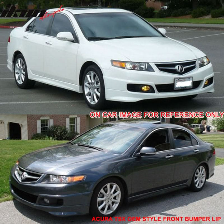 2006-2008 Acura TSX OEM Style Unpainted Front Bumper Lip PU