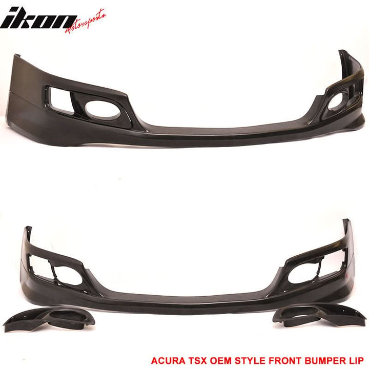 2006-2008 Acura TSX OEM Style Unpainted Front Bumper Lip PU