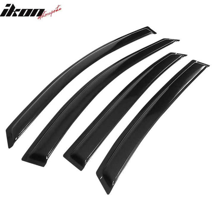 2006-2013 Chevy Impala Smoke Tinted Slim Style Visor Window Acrylic