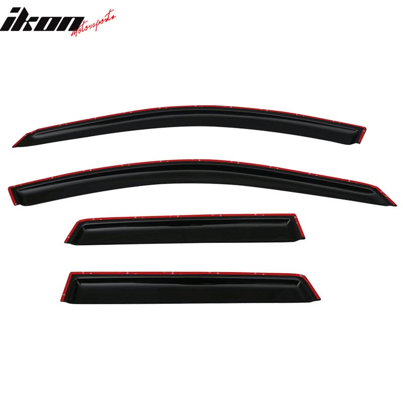 2007-2012 Acura RDX TB1 Slim Style Smoke/Tinted Visor Windows Acrylic