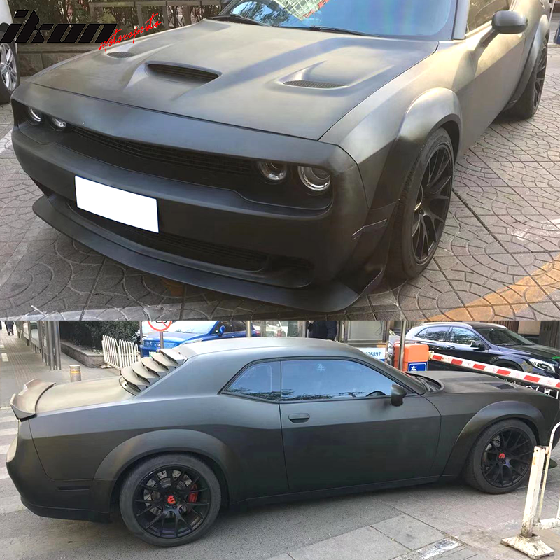 2008-2014 Dodge Challenger Front Bumper + Demon Lip + Fender Flares