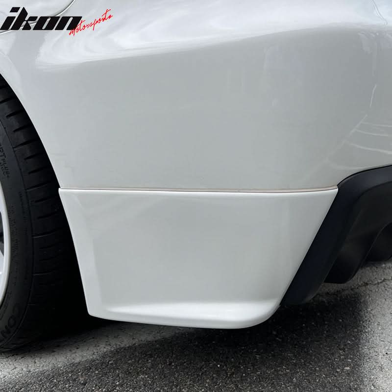 2008-2015 Mitsubishi Lancer EVO Style Unpainted Rear Bumper Aprons PU