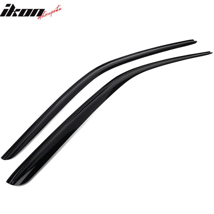 2008-2024 Dodge Challenger Slim Style Tape On Acrylic Window Visor 2PC