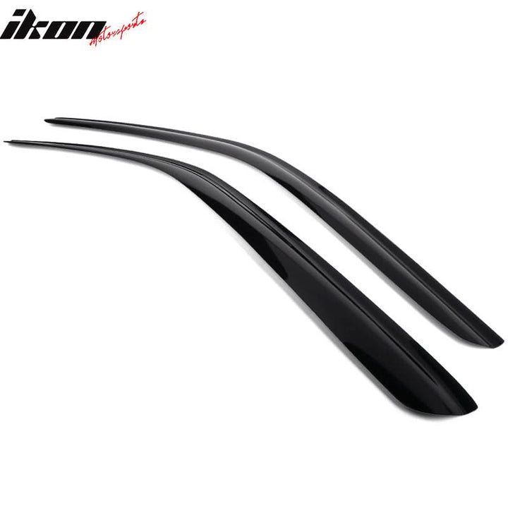 2008-2024 Dodge Challenger Slim Style Tape On Acrylic Window Visor 2PC